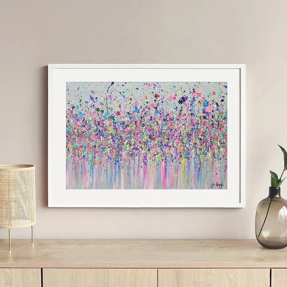 Live Life In Colour Framed Art Print Live Life In Colour Framed Art Print wall art product Jo Gough