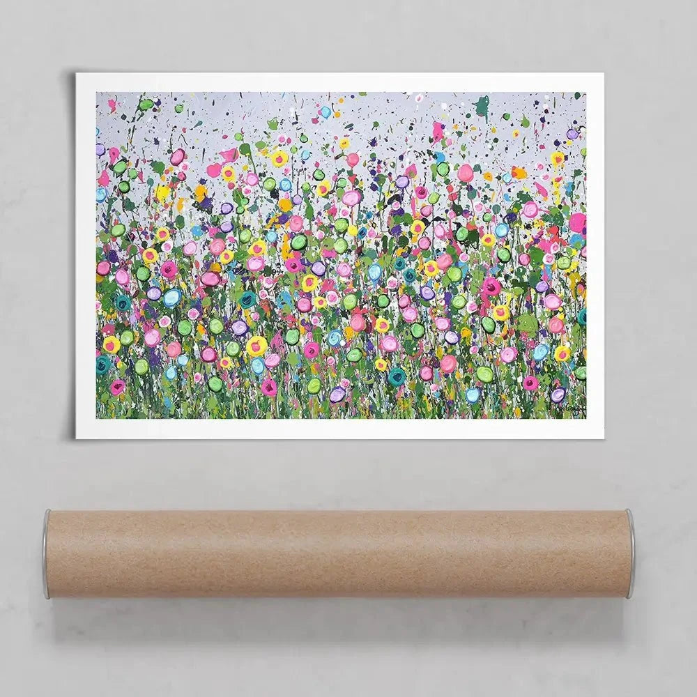 Live Life In Full Bloom Art Print Live Life In Full Bloom Art Print wall art product Jo Gough