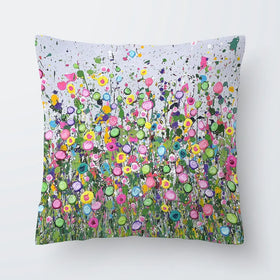 Live Life In Full Bloom Cushion Live Life In Full Bloom Cushion wall art product Art Print Shop