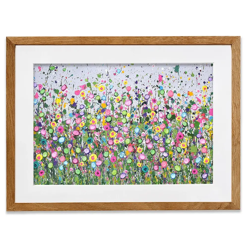 Live Life In Full Bloom Framed Art Print Live Life In Full Bloom Framed Art Print wall art product Jo Gough