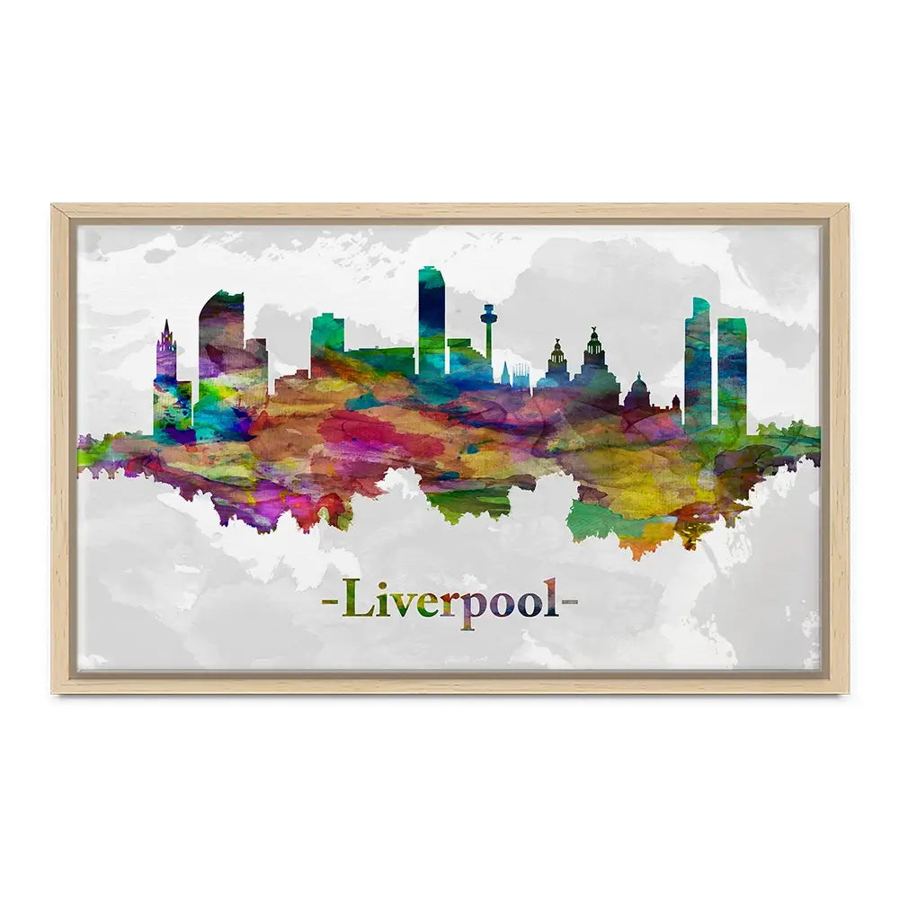 Liverpool In Colour Canvas Print Liverpool In Colour Canvas Print wall art product Towseef Dar / Shutterstock