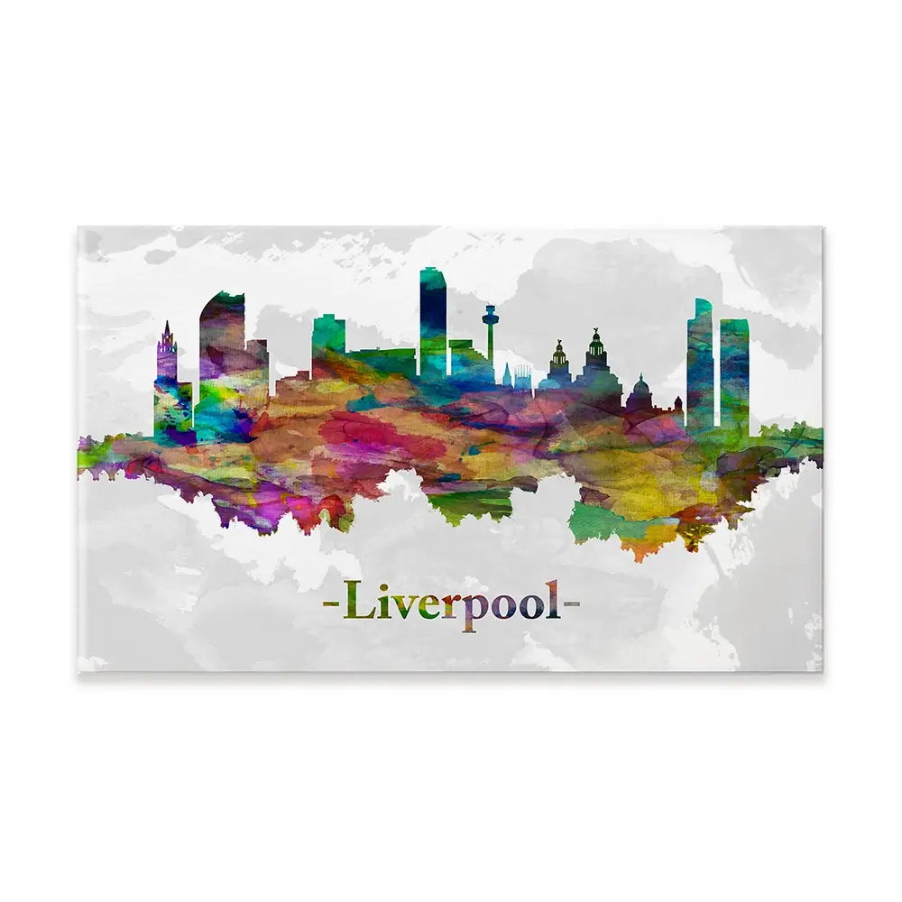 Liverpool In Colour Canvas Print Liverpool In Colour Canvas Print wall art product Towseef Dar / Shutterstock