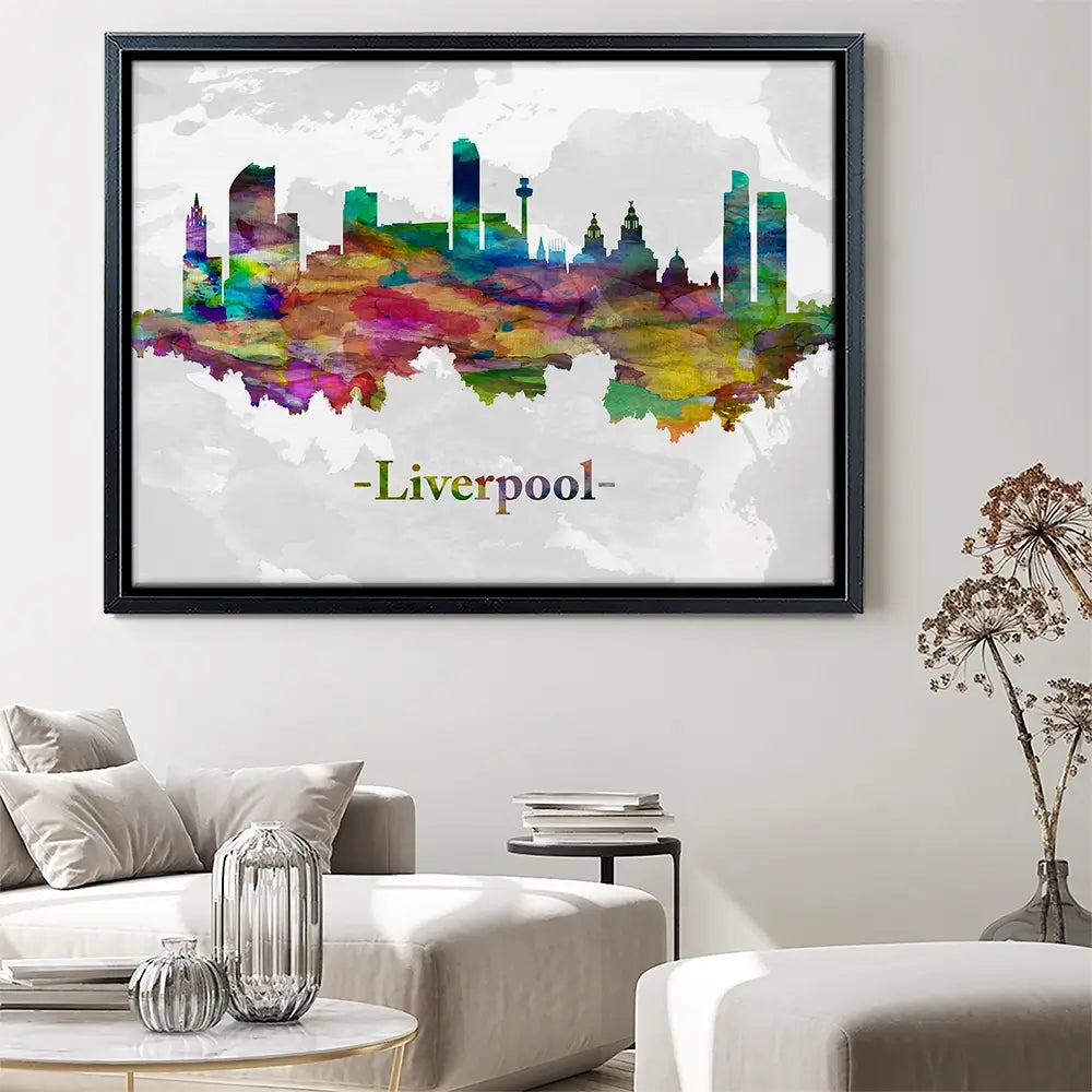 Liverpool In Colour Canvas Print Liverpool In Colour Canvas Print wall art product Towseef Dar / Shutterstock