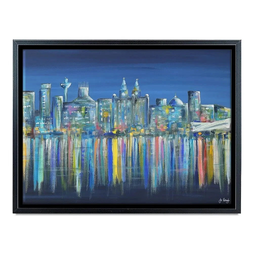 Liverpool Skyline Canvas Print Liverpool Skyline Canvas Print wall art product Jo Gough