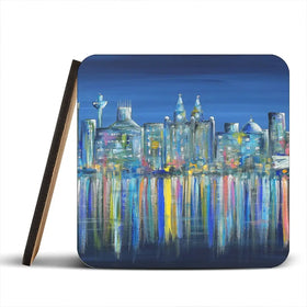 Liverpool Skyline Coaster Set Liverpool Skyline Coaster Set wall art product Art Print Shop