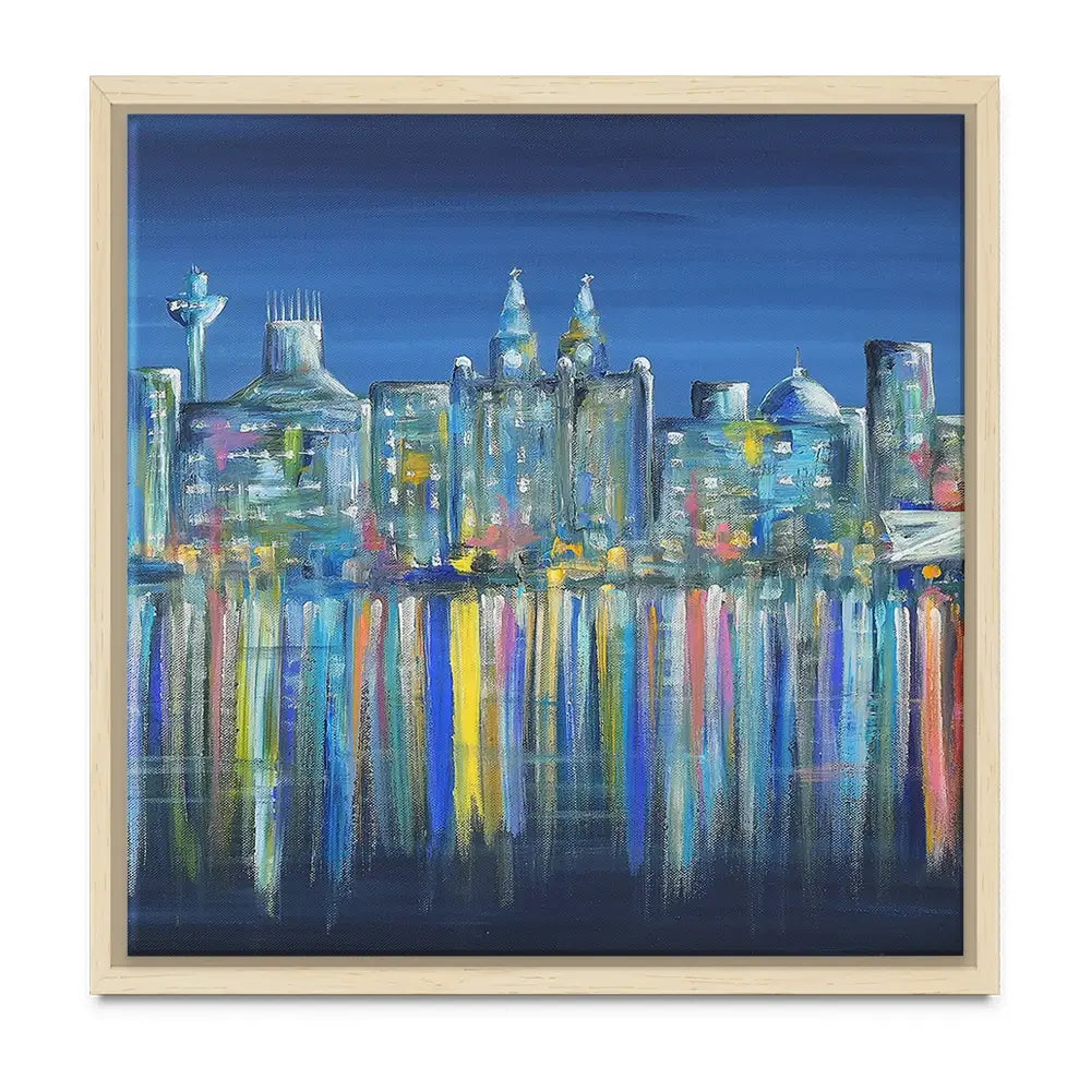 Liverpool Skyline Oversized Canvas Print Liverpool Skyline Oversized Canvas Print wall art product Art Print Shop