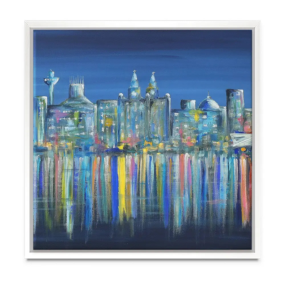 Liverpool Skyline Oversized Canvas Print Liverpool Skyline Oversized Canvas Print wall art product Art Print Shop