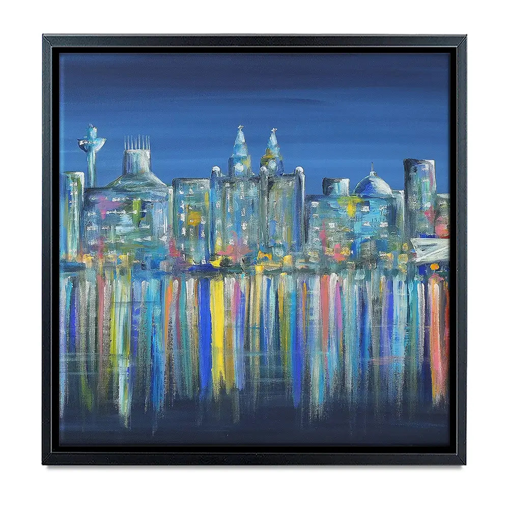 Liverpool Skyline Oversized Canvas Print Liverpool Skyline Oversized Canvas Print wall art product Art Print Shop