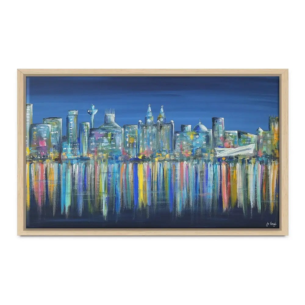 Liverpool Skyline Oversized Canvas Print Liverpool Skyline Oversized Canvas Print wall art product Art Print Shop