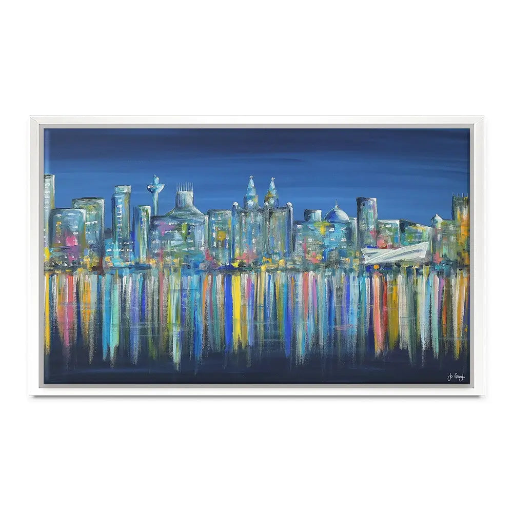 Liverpool Skyline Oversized Canvas Print Liverpool Skyline Oversized Canvas Print wall art product Art Print Shop