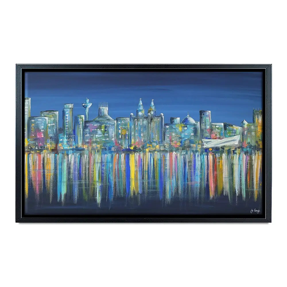 Liverpool Skyline Oversized Canvas Print Liverpool Skyline Oversized Canvas Print wall art product Art Print Shop