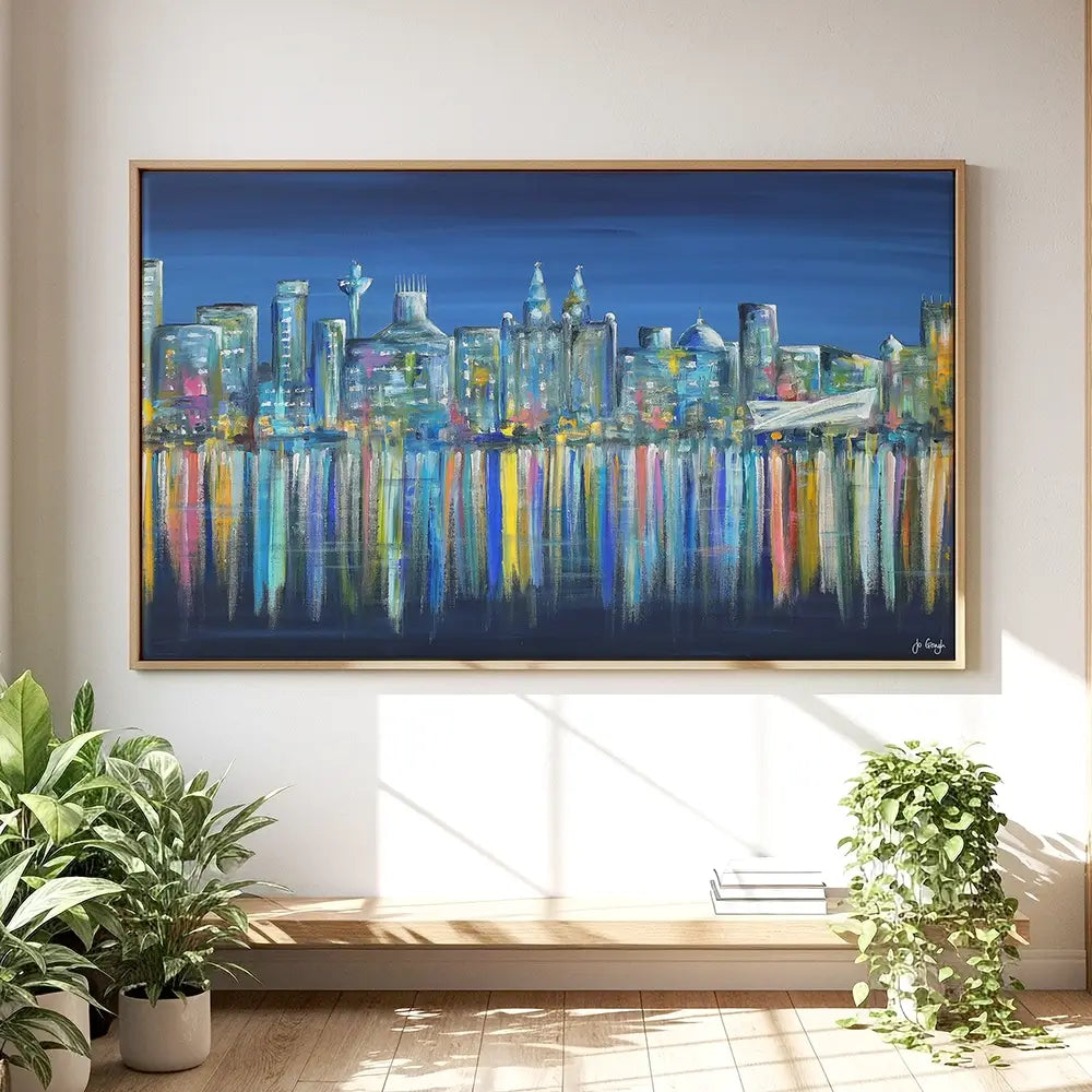 Liverpool Skyline Oversized Canvas Print Liverpool Skyline Oversized Canvas Print wall art product Art Print Shop