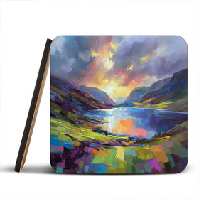 Loch Maree Coaster Set Loch Maree Coaster Set wall art product David Alexander Elder
