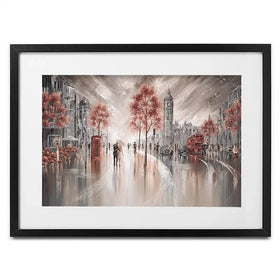 London Luxe Framed Art Print London Luxe Framed Art Print wall art product Isabella Karolewicz