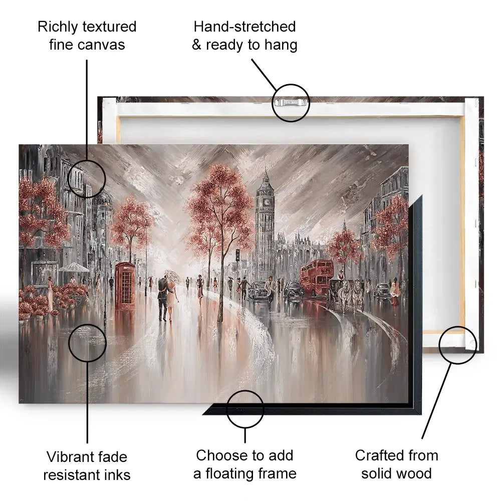 London Luxe Oversized Canvas Print London Luxe Oversized Canvas Print wall art product Isabella Karolewicz