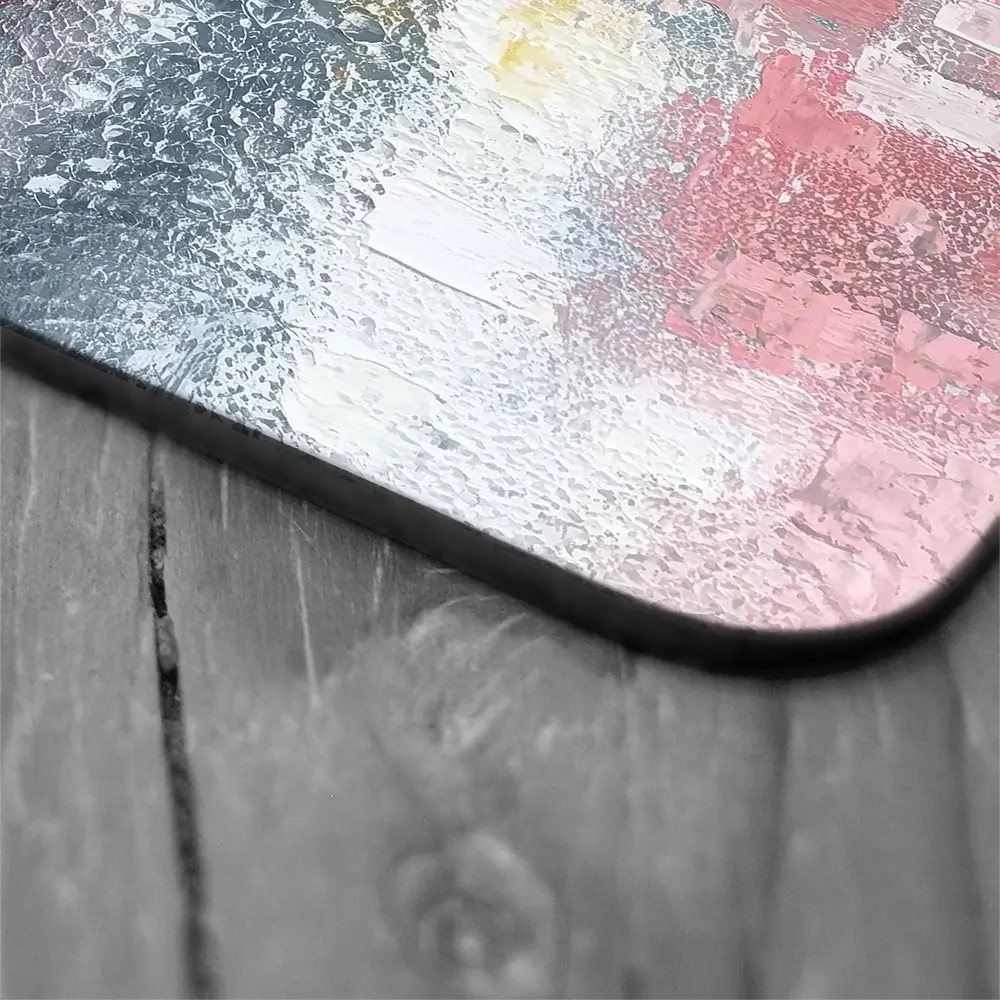 London Rain Through Glass Coaster Set London Rain Through Glass Coaster Set wall art product Chromatic Storm Studio