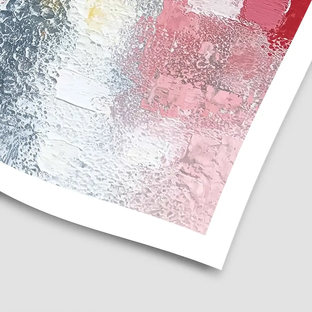 London Rain Through Glass Square Art Print London Rain Through Glass Square Art Print wall art product Chromatic Storm Studio