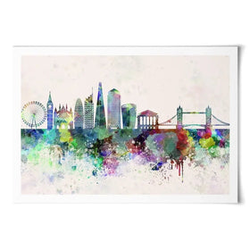 London Skyline Art Print London Skyline Art Print wall art product Cristina Romero Palma / Shutterstock