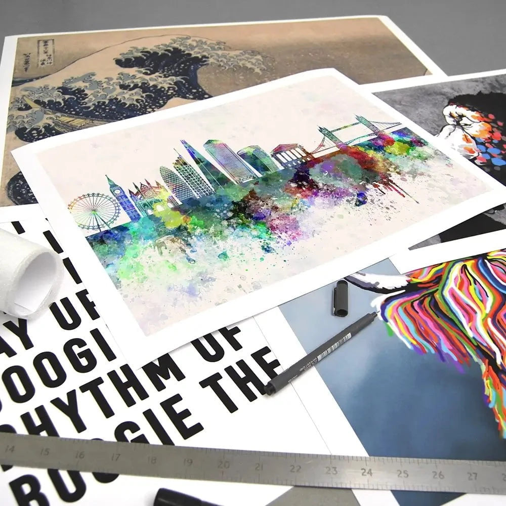 London Skyline Art Print London Skyline Art Print wall art product Cristina Romero Palma / Shutterstock