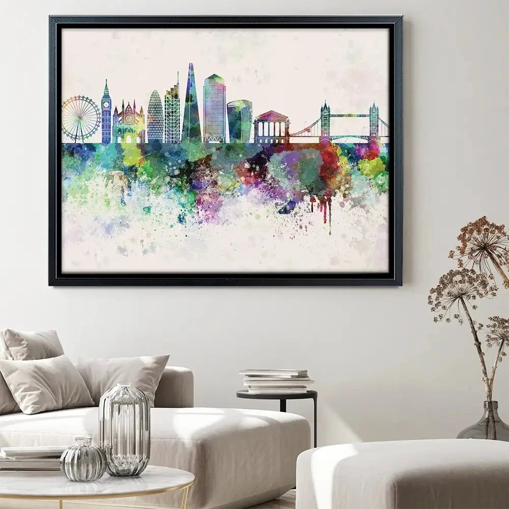 London Skyline Canvas Print London Skyline Canvas Print wall art product Cristina Romero Palma / Shutterstock