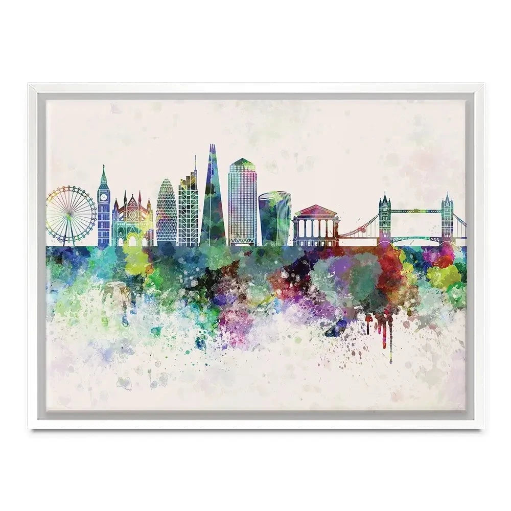 London Skyline Canvas Print London Skyline Canvas Print wall art product Cristina Romero Palma / Shutterstock