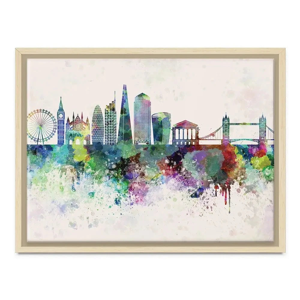 London Skyline Canvas Print London Skyline Canvas Print wall art product Cristina Romero Palma / Shutterstock