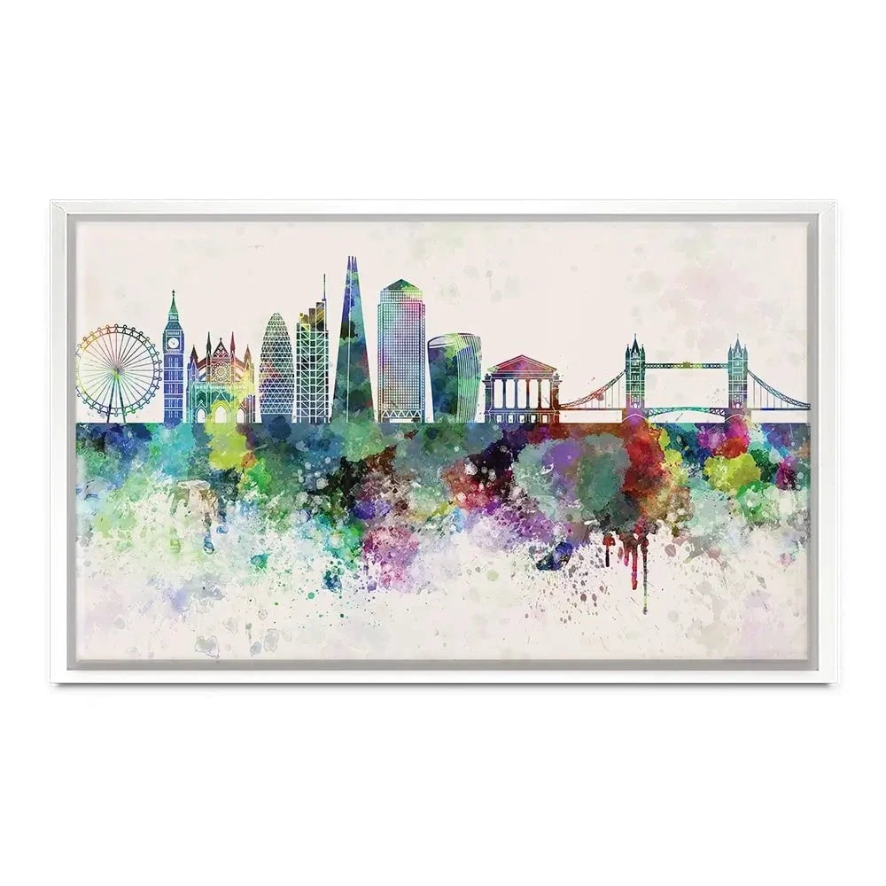 London Skyline Canvas Print London Skyline Canvas Print wall art product Cristina Romero Palma / Shutterstock
