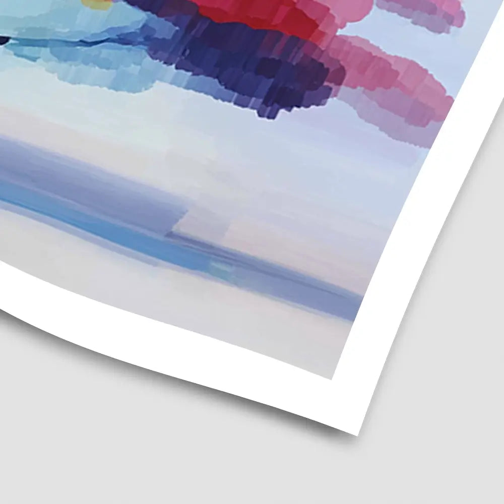 Lone Colourful Tree Art Print Lone Colourful Tree Art Print wall art product Chromatic Storm Studio