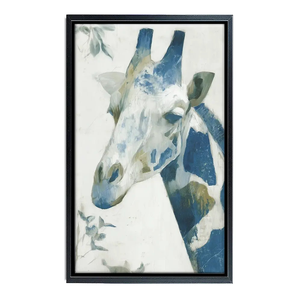 Lone Giraffe Botanical Hush Canvas Print Lone Giraffe Botanical Hush Canvas Print wall art product Chromatic Storm Studio