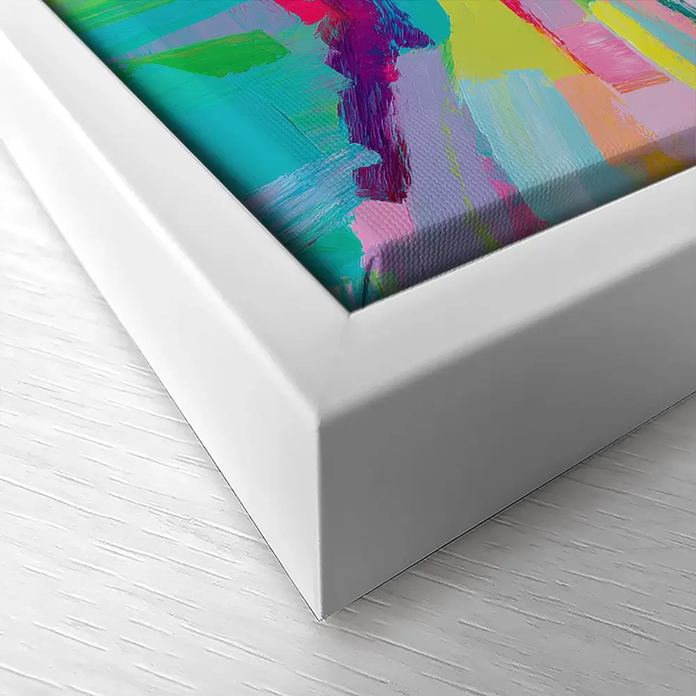 Lone Oak In A Vivid Field Canvas Print Lone Oak In A Vivid Field Canvas Print wall art product Chromatic Storm Studio