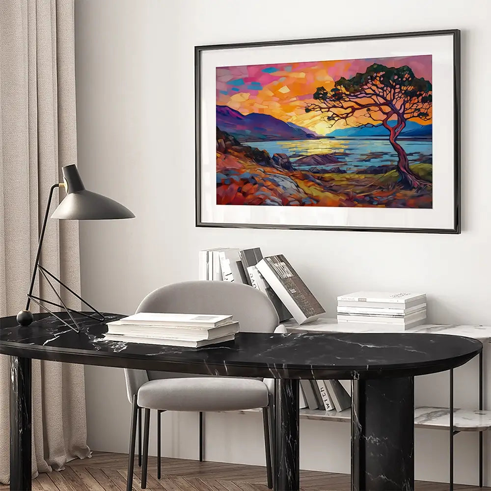 Lonesome Pine Framed Art Print Lonesome Pine Framed Art Print wall art product David Alexander Elder