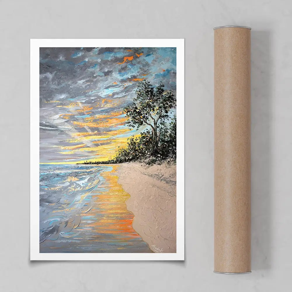 Longpoint Glow Art Print Longpoint Glow Art Print wall art product Nada Khatib
