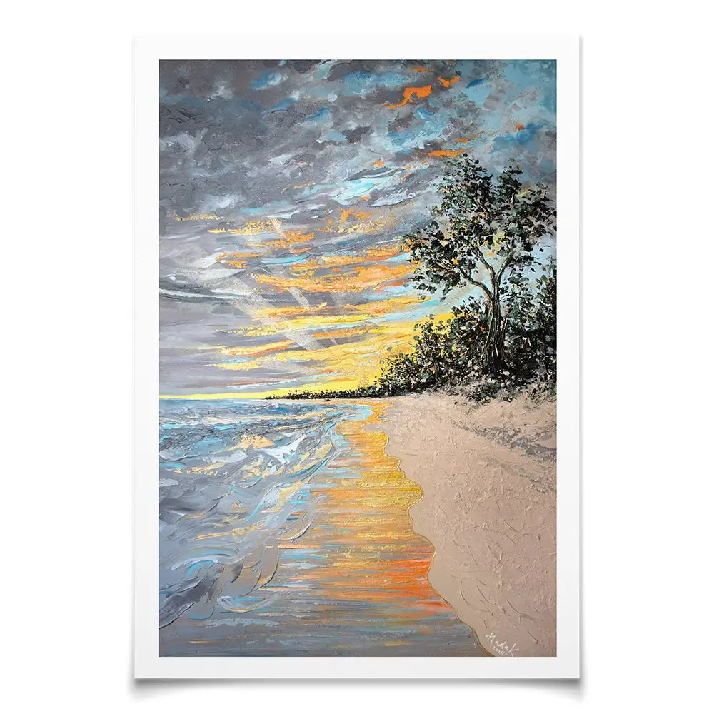 Longpoint Glow Art Print Longpoint Glow Art Print wall art product Nada Khatib