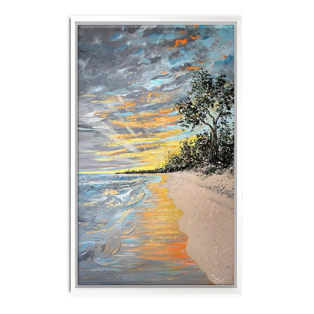 Longpoint Glow Canvas Print Longpoint Glow Canvas Print wall art product Nada Khatib