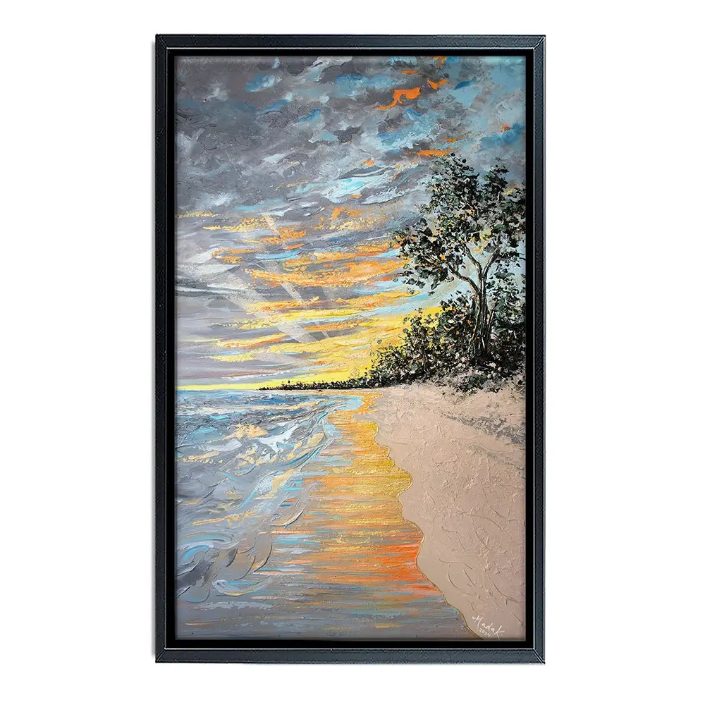 Longpoint Glow Canvas Print Longpoint Glow Canvas Print wall art product Nada Khatib
