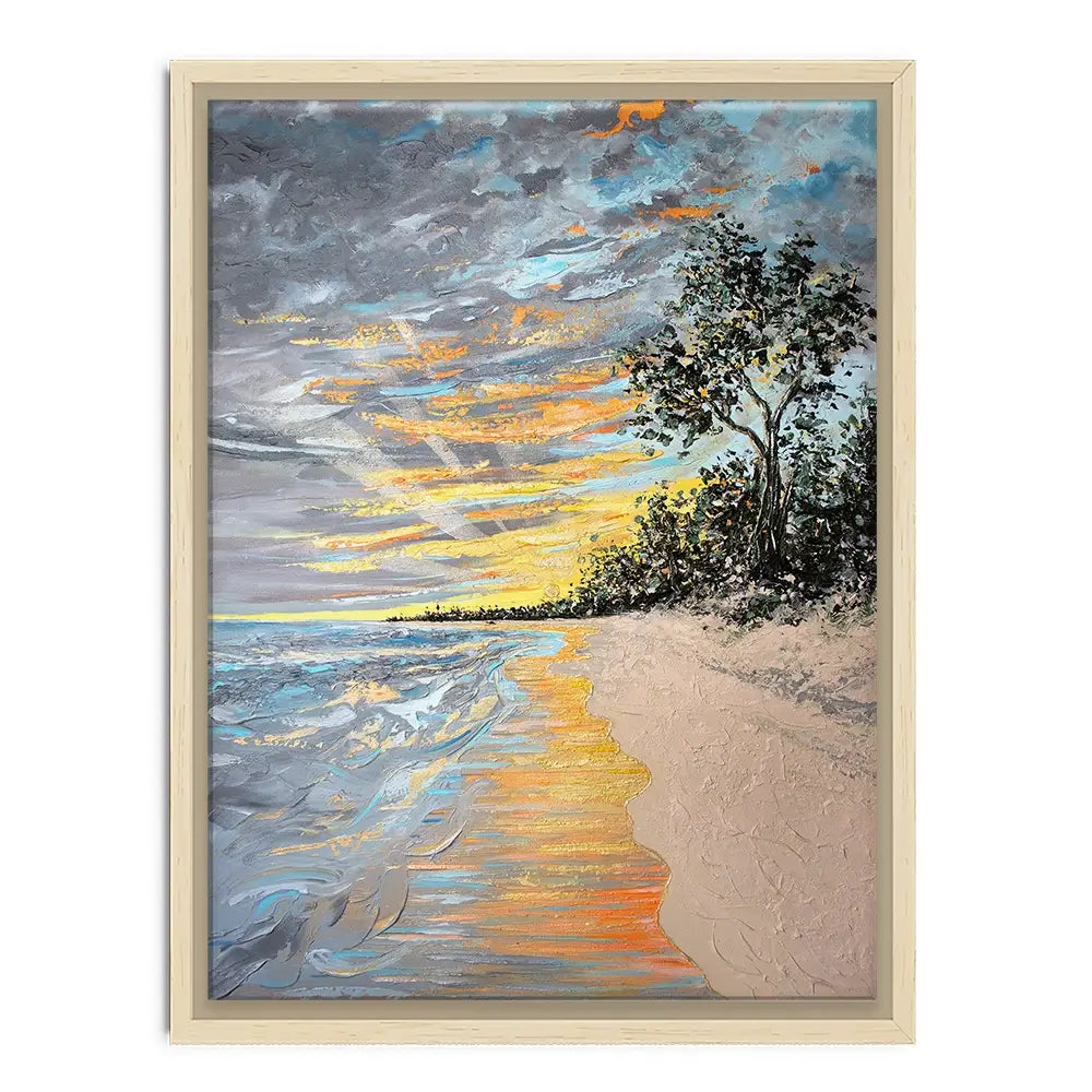 Longpoint Glow Canvas Print Longpoint Glow Canvas Print wall art product Nada Khatib
