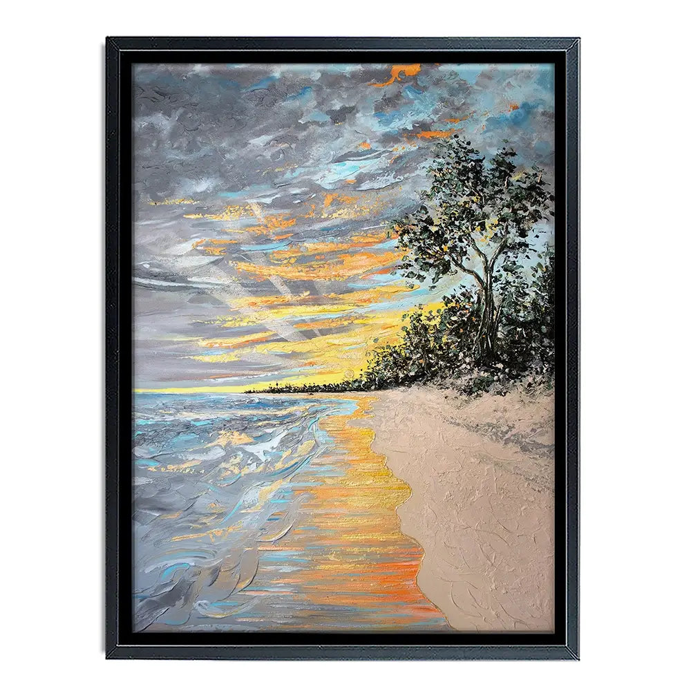 Longpoint Glow Canvas Print Longpoint Glow Canvas Print wall art product Nada Khatib