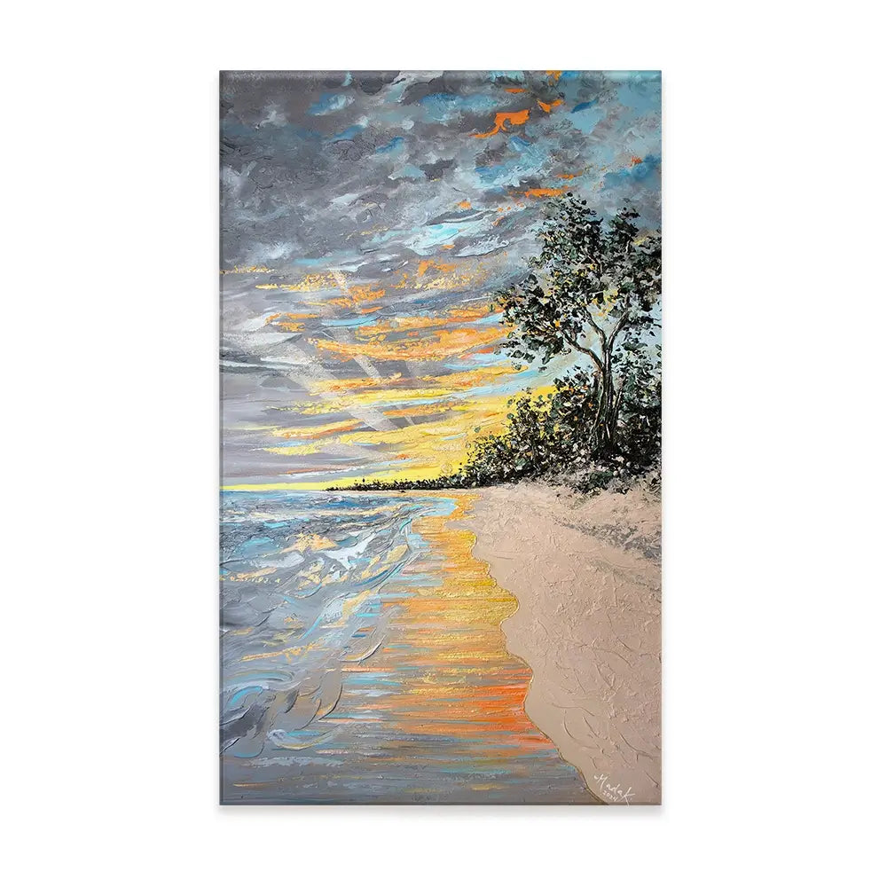Longpoint Glow Canvas Print Longpoint Glow Canvas Print wall art product Nada Khatib