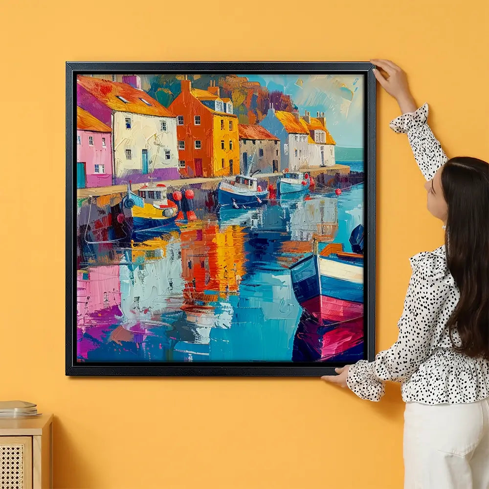 Looe Cornwall Oversized Canvas Print Looe Cornwall Oversized Canvas Print wall art product Art Print Shop