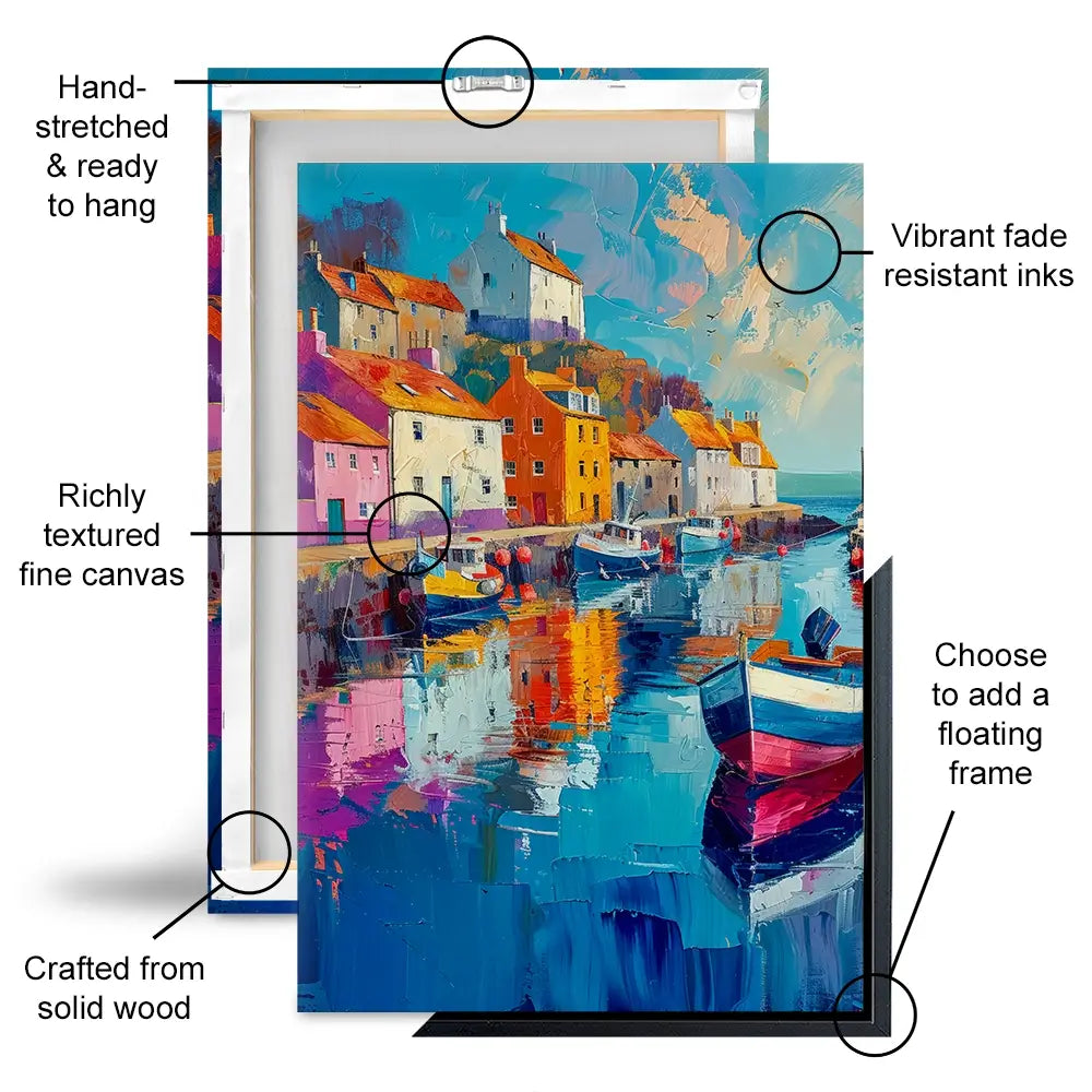 Looe Cornwall Oversized Canvas Print Looe Cornwall Oversized Canvas Print wall art product David Alexander Elder