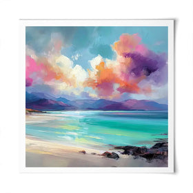 Looking To West Square Art Print Looking To West Square Art Print wall art product Art Print Shop