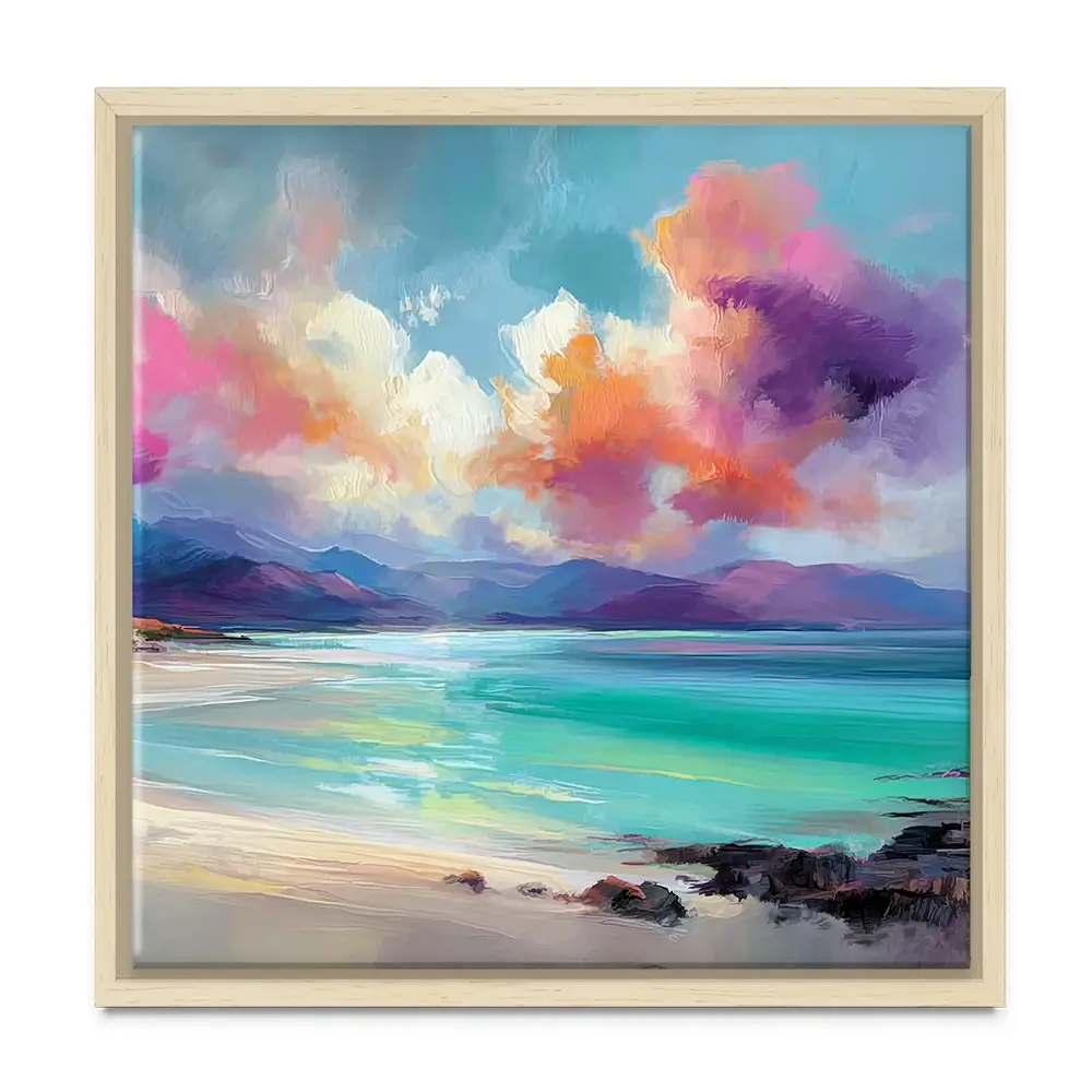 Looking To West Square Canvas Print Looking To West Square Canvas Print wall art product Art Print Shop
