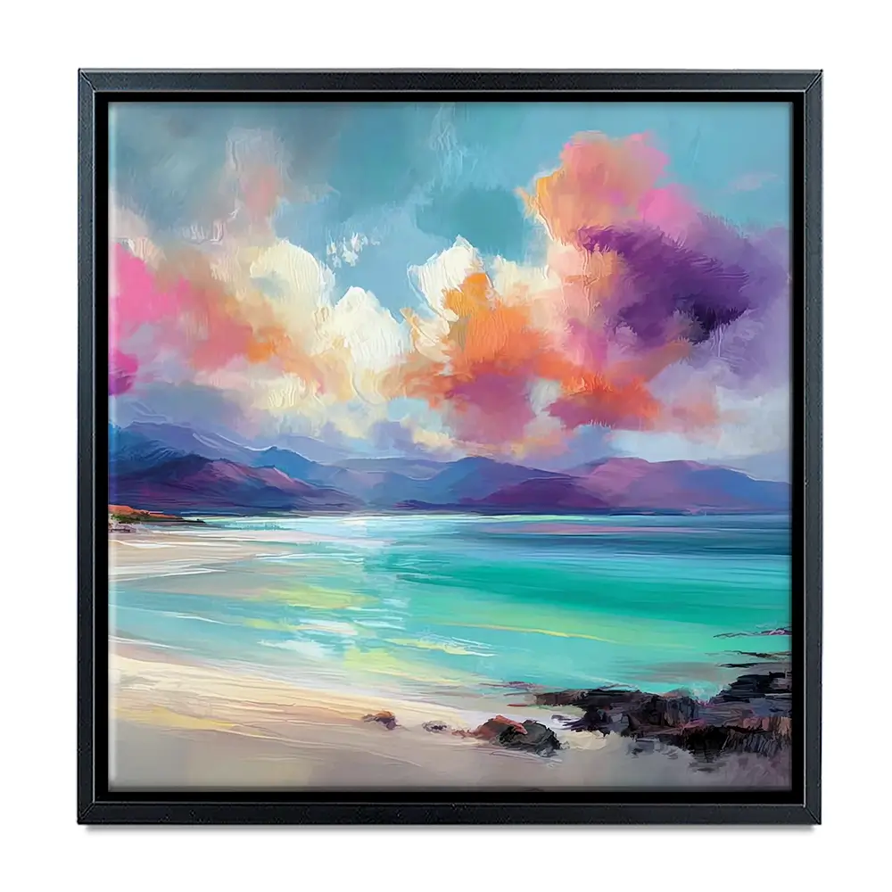 Looking To West Square Canvas Print Looking To West Square Canvas Print wall art product Art Print Shop