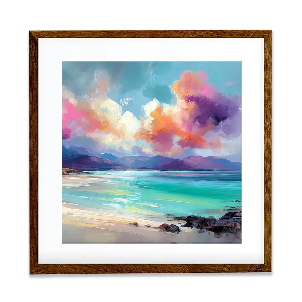 Looking To West Square Framed Art Print Looking To West Square Framed Art Print wall art product Art Print Shop