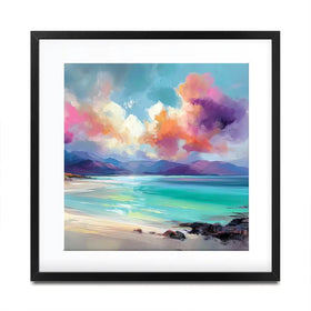 Looking To West Square Framed Art Print Looking To West Square Framed Art Print wall art product Art Print Shop