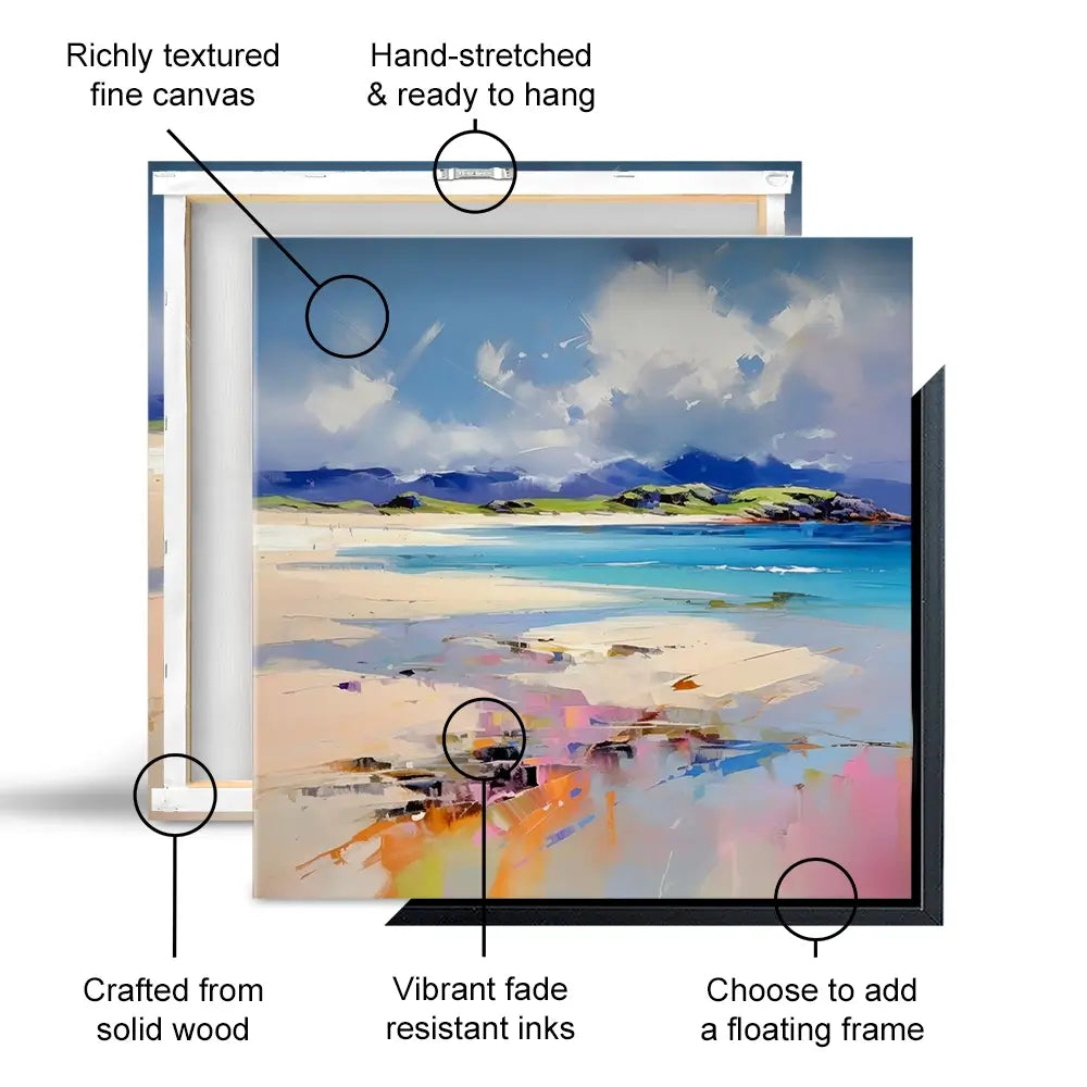 Looking West Square Canvas Print Looking West Square Canvas Print wall art product David Alexander Elder