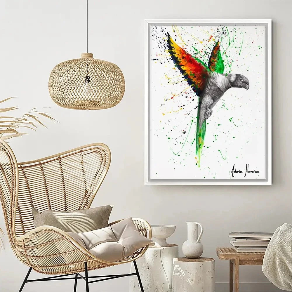Lorikeet Larrikin Canvas Print Lorikeet Larrikin Canvas Print wall art product Ashvin Harrison