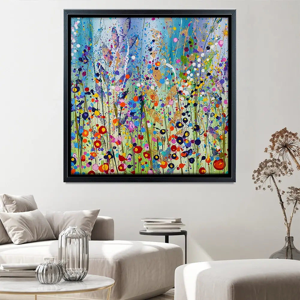 Lou Square Canvas Print Lou Square Canvas Print wall art product Scarlet Sky Studio