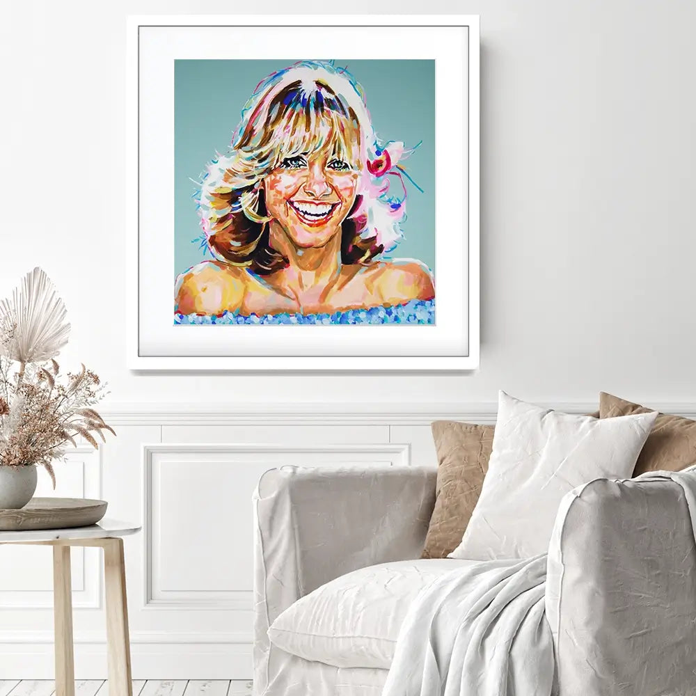 Love And Light Square Framed Art Print Love And Light Square Framed Art Print wall art product Juliet Stockton