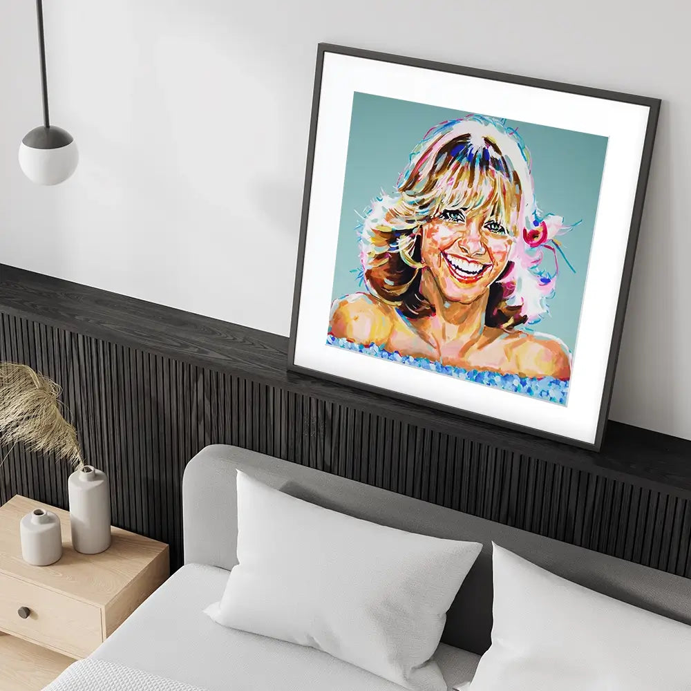 Love And Light Square Framed Art Print Love And Light Square Framed Art Print wall art product Juliet Stockton